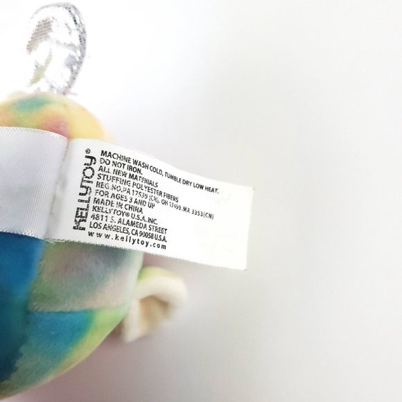 Squishmallows Kellytoy Lucy May 3.5" Clip On Tie Dye Llama Llamacorn Unicorn - Picture 5 of 6